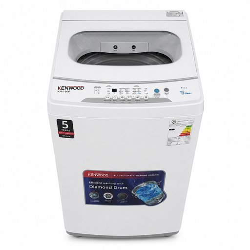 غسالة كينوود أوتوماتيك تحميل علوي 19 كيلو KN-1900 Kenwood 19KG Top Load Automatic Washing Machine KN-1900