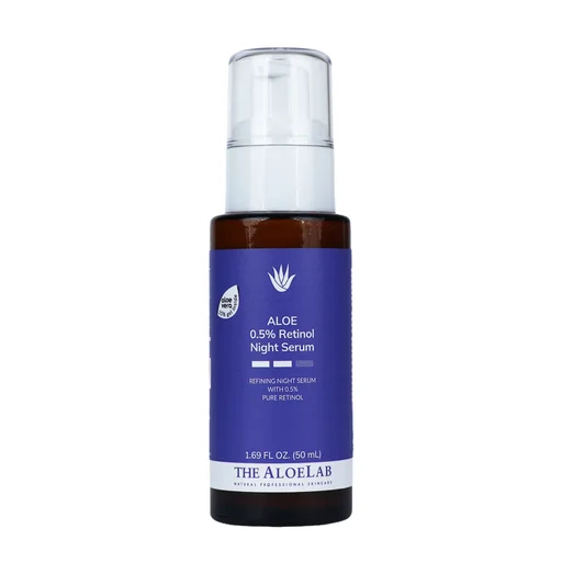 ذا ألو لاب سيروم الريتينول النقي 0.5% الليلي لمكافحة التجاعيد وتجديد البشرة The AloeLab 0.5% Pure Retinol Night Serum