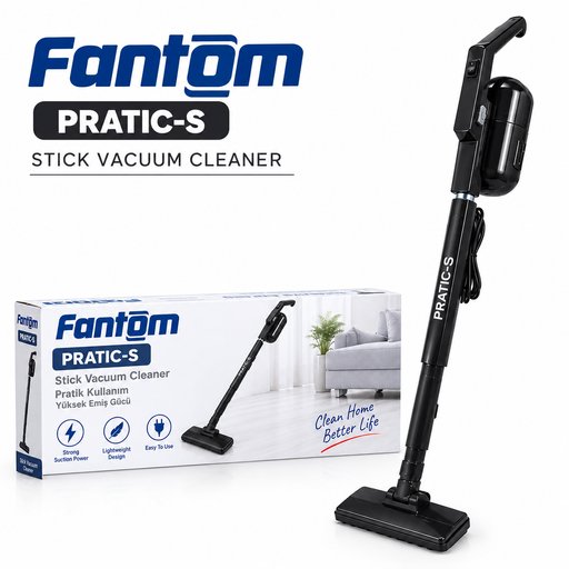 مكنسة عمودية كنس ومسح فانتوم \ FANTOM (Phantom vacuum cleaner (pratic-s