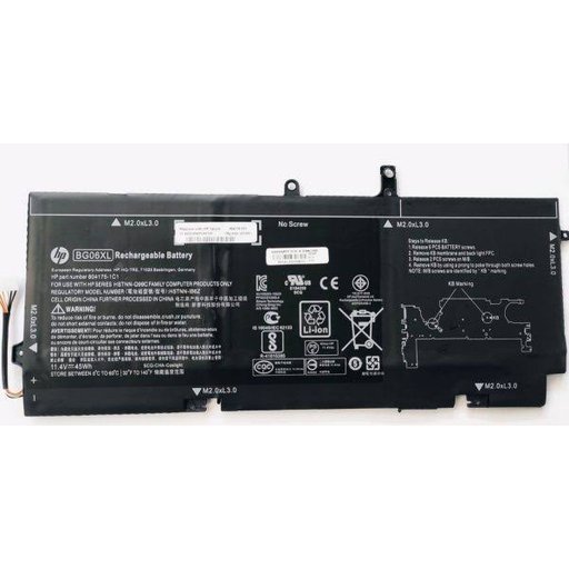 بطارية اتش بي ايليت بوك فوليو - BG06XL (النوع B) Battery for HP EliteBook Folio - BG06XL (Type B)