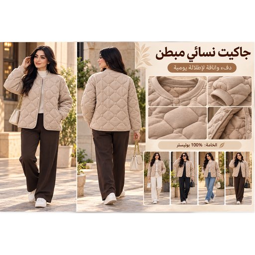 سترة خارجية مبطنة للجنسين 912543 Unisex Padded Jacket 912543