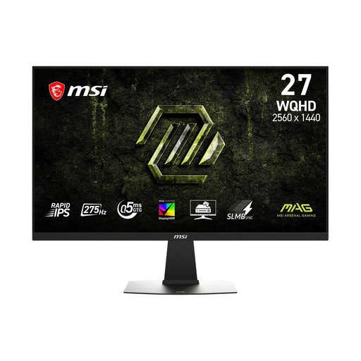 شاشة ألعاب MSI MAG 276QE27 مقاس 27 بوصة بدقة QHD ومعدل تحديث 275Hz MSI MAG 276QE27 27" WQHD 275Hz Rapid IPS Gaming Monitor