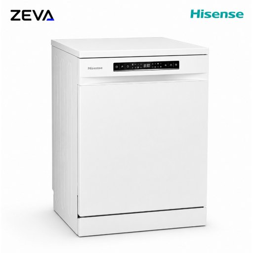 غسالة صحون هايسنس 15 طقم مع 8 برامج غسيل وتقنية Turbo Dry Hisense 15-Place Dishwasher with 8 Wash Programs and Turbo Dry