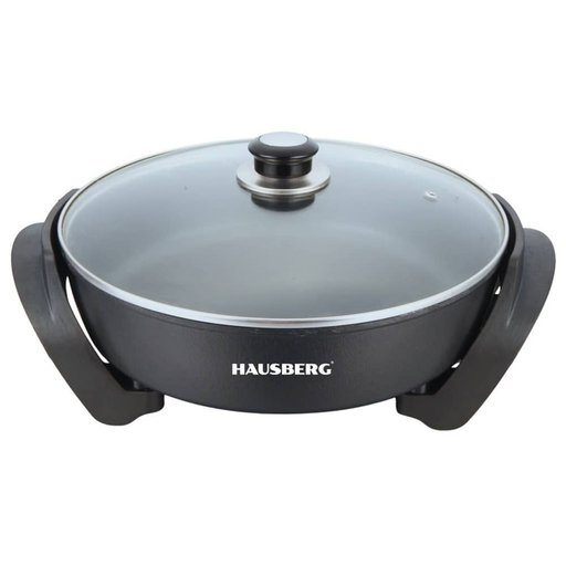 مقلاة كهربائية هاوسبيرغ Hausberg بحجم 30cm – أسود Hausberg HB-1303NG Electric Frying Pan - 30cm - Black