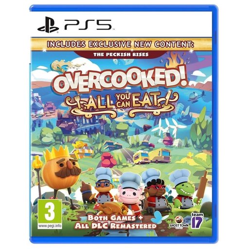 لعبة أوفر كوكد أول يو كان إيت بلايستيشن 5 Overcooked! All You Can Eat PS5
