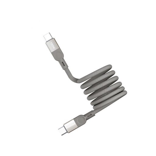 موماكس ماج لينك - إلى - 100 واط 2.0 كابل مغناطيسي 1 متر (تيتانيوم) Momax Mag Link USB-C to USB-C 100W USB2.0 Magnetic cable 1m (Titanium)