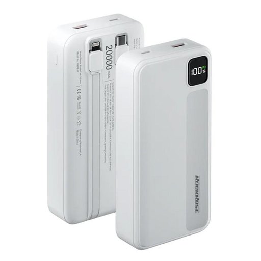 RR20000mAh 20W PD&22.5W Quick Charge Power Bank ( شاحن طوارئ ) RR 20000mAh 20W PD&22.5W Quick Charge Power Bank