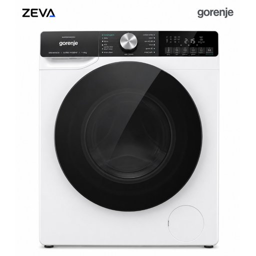 غسالة ملابس جورنج أمامية بسعة 10.5 كغم مع محرك Inverter PowerDrive والتحكم الذكي عبر WiFi Gorenje 10.5kg Front-Load Washing Machine with Inverter PowerDrive & WiFi Control