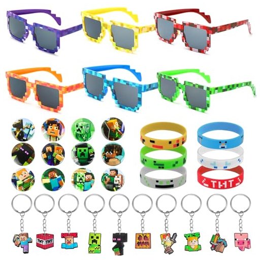مجموعة إكسسوارات ماينكرافت NOVAAI للأطفال هدايا متعددة القطع NOVAAI Minecraft Accessory Set for Kids – Multi-Piece Gift Collection