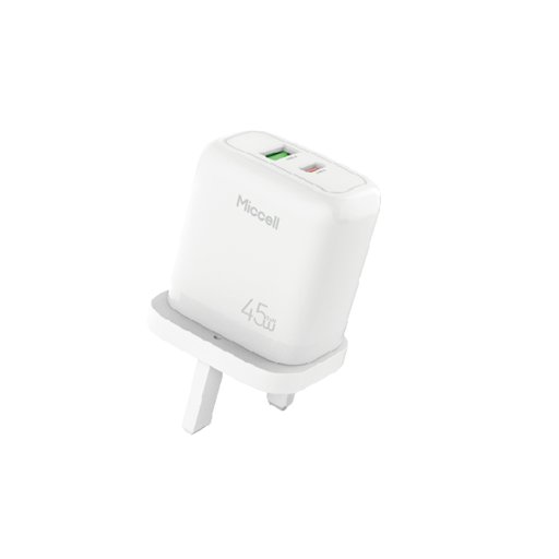 شاحن سريع Miccell- بقوة 45 واط Miccell Fast Charger - 45W