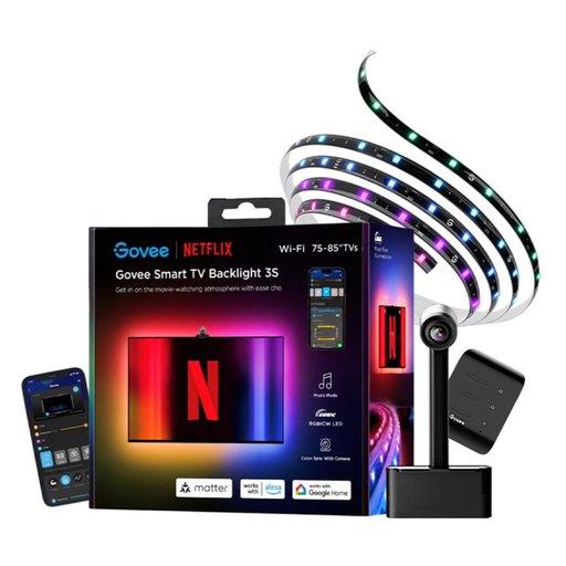 إضاءة تلفزيون ذكية جوفي 3S نيتفلكس (75-85 بوصة) Govee Smart TV Backlight 3S Netflix (75-85 inch)