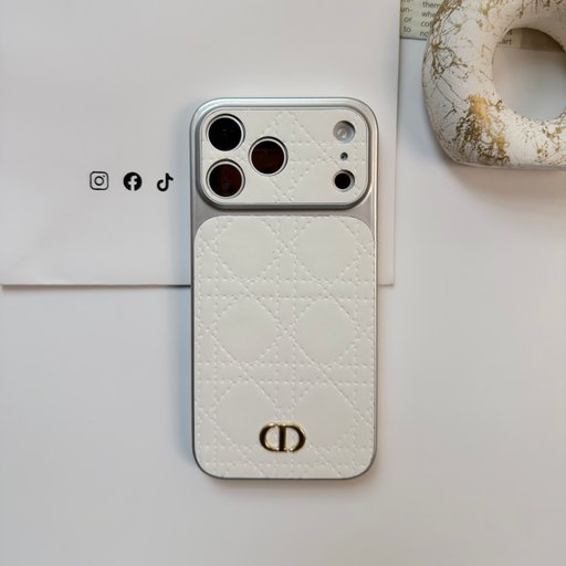 كفر ايفون جلد كريستيان ديور Christian Dior leather phone case