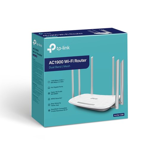 راوتر TP-Link Archer C86 AC1900 Wireless MU-MIMO Wi-Fi Router TP-Link Archer C86 AC1900 Wireless MU-MIMO Wi-Fi Router