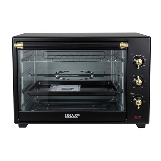 فرن كهربائي أونكس أسود (ONAX) سعة 50 لتر , 2000 واط موديل DB-50L  Onax Black Electric Oven (ONAX) 50L, 2000W, Model DB-50L
