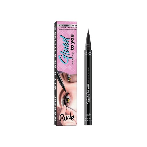 رود قلم ايلاينر اسود لاصق للرموش الصناعية مقاوم للماء RUDE Glued To You Lash Adhesive Liner - Black
