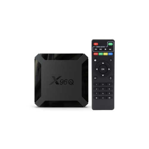جهاز وسائط تيفي بوكس 8 كيكابايت X96Q 1G8G TV Box Android 2.4G Wifi Allwinner H313 (8GB)