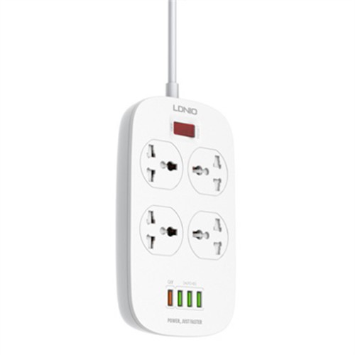 سيار كهربائي 4 منفذ 4 AC Outlets Universal Power Strip SC4407