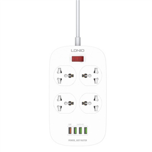 سيار كهربائي 4 منفذ 4 AC Outlets Universal Power Strip SC4407