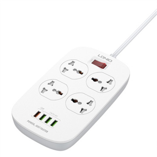 سيار كهربائي 4 منفذ 4 AC Outlets Universal Power Strip SC4407