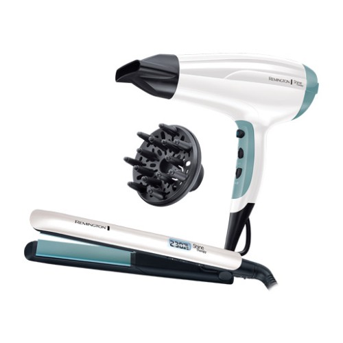 سيت مجفف شعر وجهاز تسريح S8500GP Shine Therapy Haircare Giftset