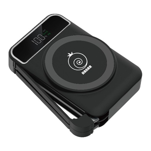 شاحن محمول لاسلكي Hanar Magnetic Wireless Power Bank 10000mAh
