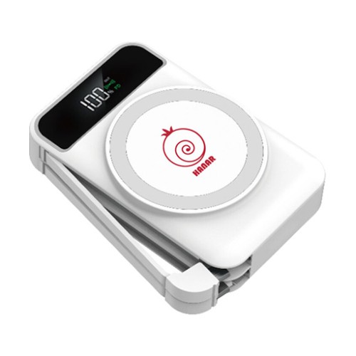 شاحن محمول لاسلكي Hanar Magnetic Wireless Power Bank 10000mAh