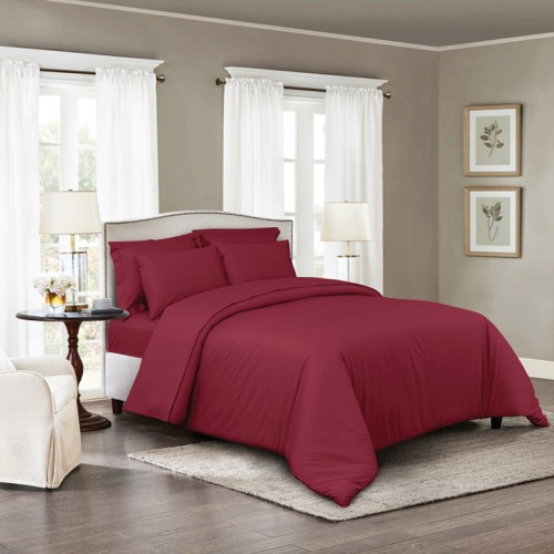 سيت لحاف نفرين + شرشف + 4 أغطية وسائد Comforter King Size 6 Pcs Set 