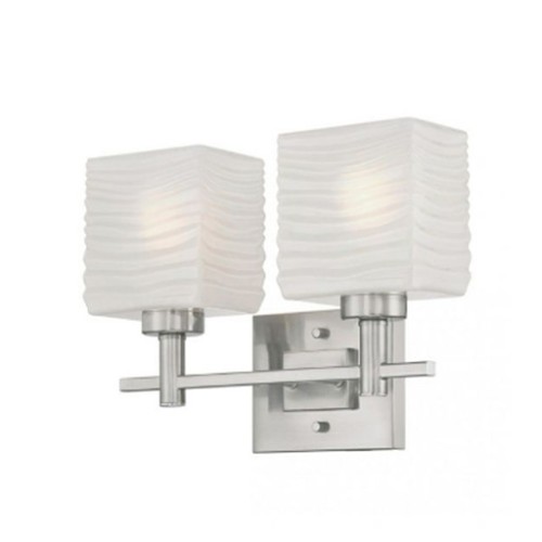 انارة جدارية Alexander 2 Wall Light With Brushed Nickel 