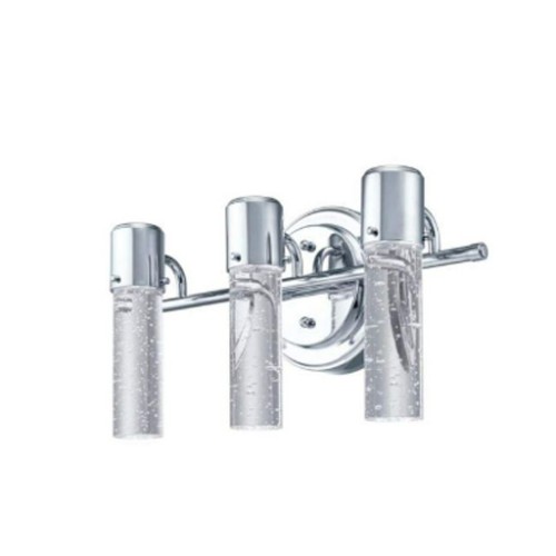 انارة جدارية  Cava 3 Led Wall Light Chrome with Bubble Glass