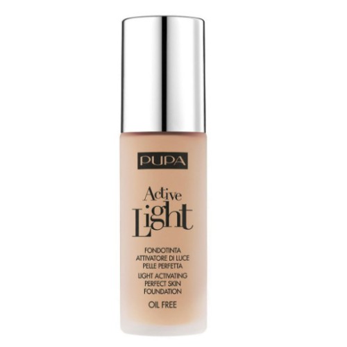 فاونديشن بعامل حماية 10  Pupa Active Light Foundation Perfect Skin  SPF10