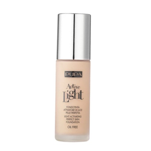 فاونديشن بعامل حماية 10  Pupa Active Light Foundation Perfect Skin  SPF10