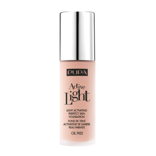 فاونديشن بعامل حماية 10  Pupa Active Light Foundation Perfect Skin  SPF10