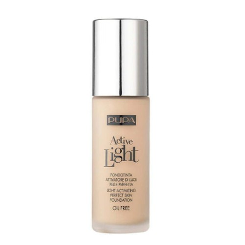 فاونديشن بعامل حماية 10  Pupa Active Light Foundation Perfect Skin  SPF10