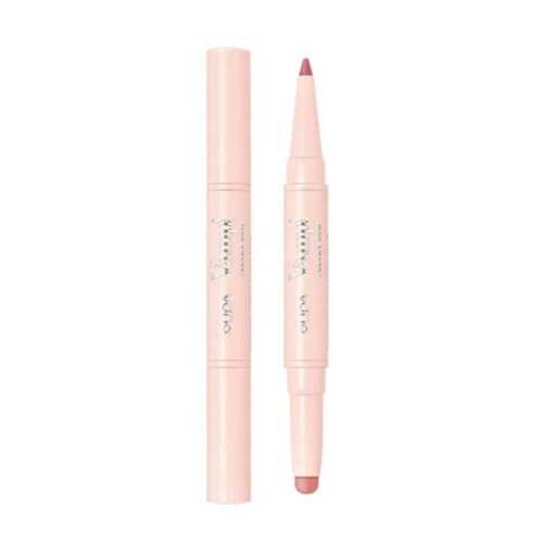 احمر شفاه مزدوج Lip Contouring Pencil & Shiny Lipstick
