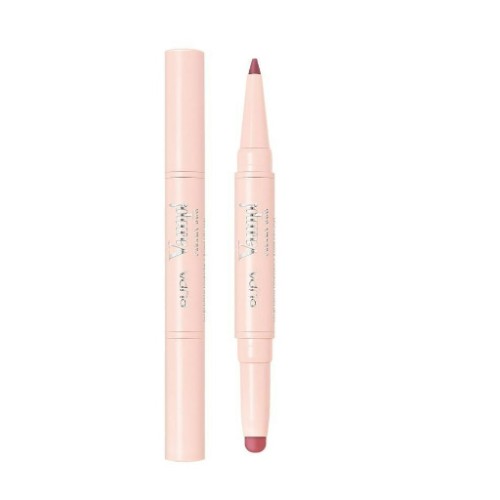 احمر شفاه مزدوج Lip Contouring Pencil & Shiny Lipstick