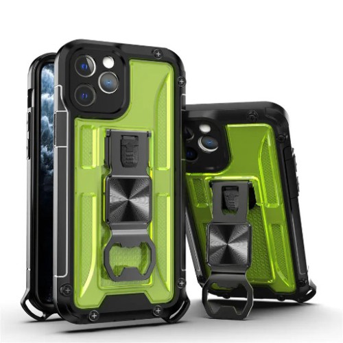 كفر لاجهزة ايفون iPhone Case with Magnetic Ring Holder Kickstand and Bottle Opener