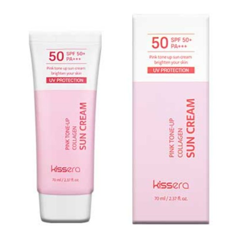 واقي شمس بالكولاجين بعامل حماية 50   Pink Tone-Up Collagen Sun Cream