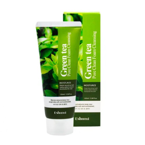 غسول رغوي الشاي الاخضر  Green Tea Pore Clean Foam Cleansing