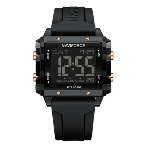ساعة نسائية Sports Square Digital Women's Watch NF7101-B/B