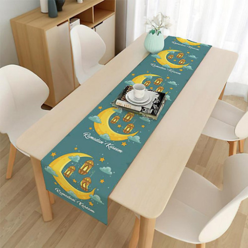 غطاء طاولة رمضاني 183×33 سم Ramadan Tablecloth 183×33 cm