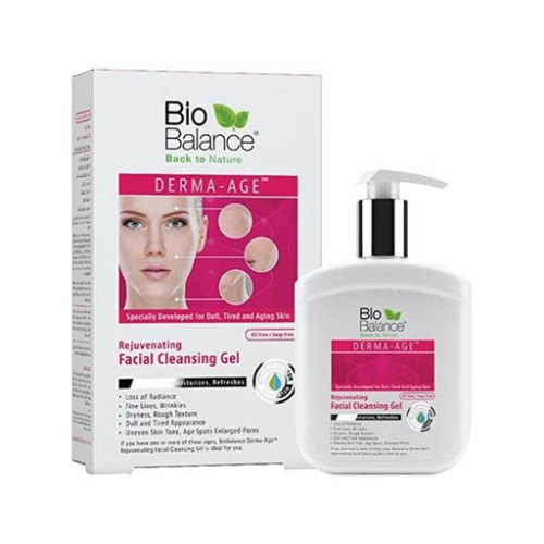 غسول جل للوجه مضاد للتجاعيد Bio Balance Derma-Age Facial Cleansing Gel 