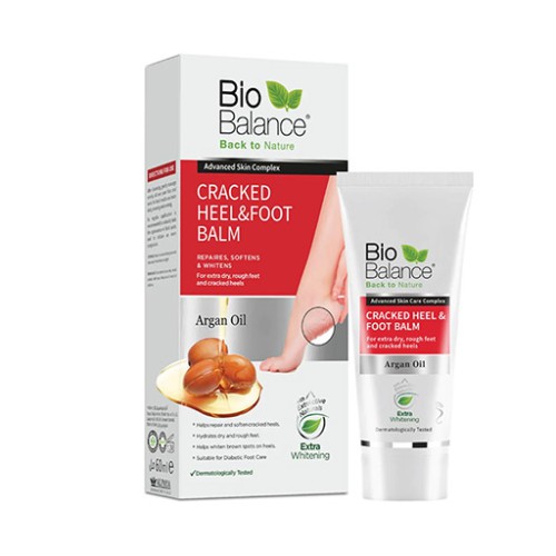 مرطب للاقدام بزيت الارغان Bio Balance Argan Oil Cracked Heel & Foot Balm 