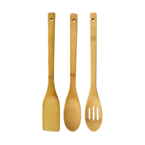 سيت ملاعق خشبية للطبخ 3 قطع Bamboo Kitchen Tools 3 Pcs Set