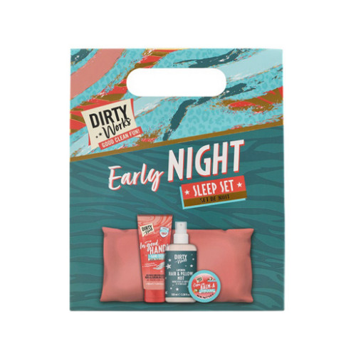 سيت العناية بالبشرة قبل النوم 4 قطع Dirty Works Early Night Sleep Set