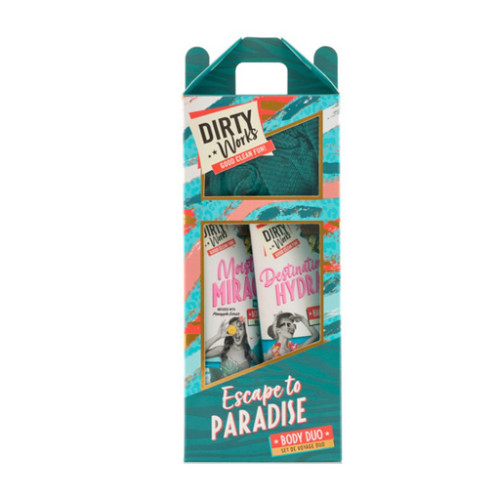 سيت عناية بالجسم 3 قطعة Escape to Paradise Body Duo Set 3 Pcs 