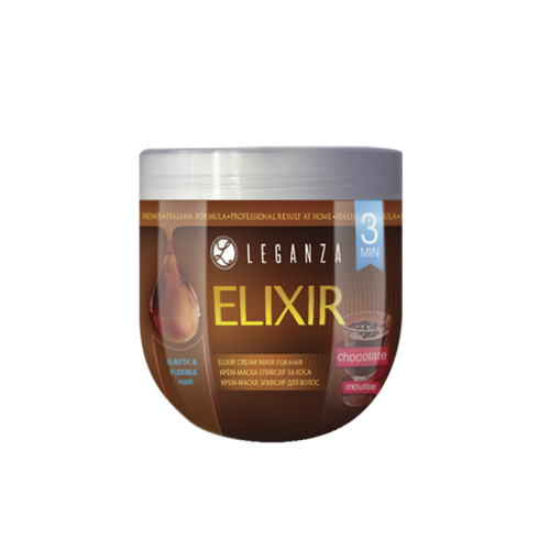 ماسك الشعر بالكاكاو 1 لتر  Elixir Cream Mask for Hair with Choco Mousse