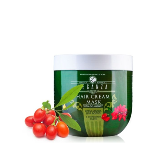 ماسك التوت للشعر المصبوغ 1 لتر  Leganza Hair Cream Mask with Extract of Goji Berry