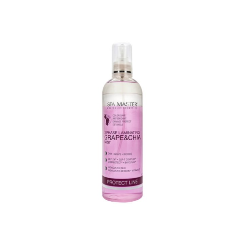 مست حماية الشعر من الحرارة 350 مل  Spa master 3 Phase Lamination Grape & Chia Hair Mist