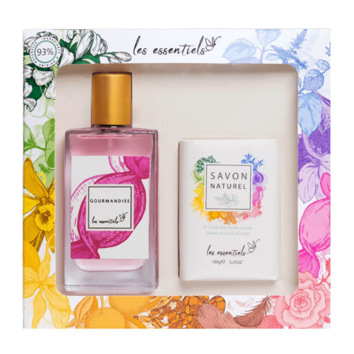 سيت عطر كورمانديز + صابونة للنساء  L'Office Des Parfums  Gourmandise Essentials Box