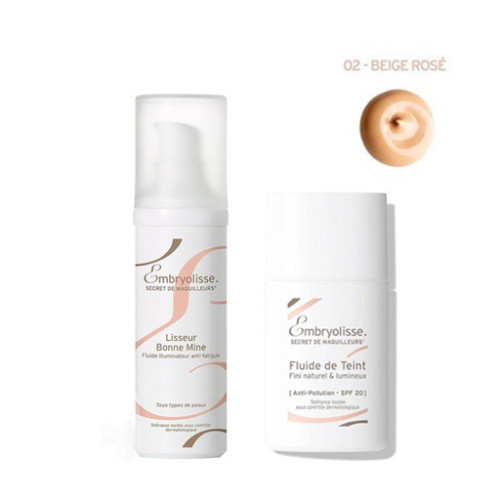 سيت كريم مرطب ومعالج مع فاونديشن  Smooth Radiant Complexion and Liquid Foundation 